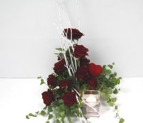 AFN 23 - Rosas Vermelhas com Vela