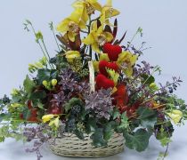 AFN 41 - Arranjo de flores naturais em cesto
