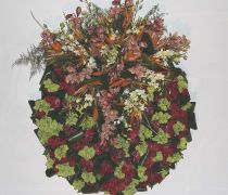 CRP 08 - Coroa de flores naturais
