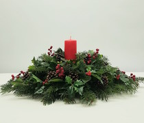 AN 07 - Arranjo flores naturais Oval de Natal