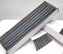 CAIXA C/ 12 VELAS CINZA 40cm